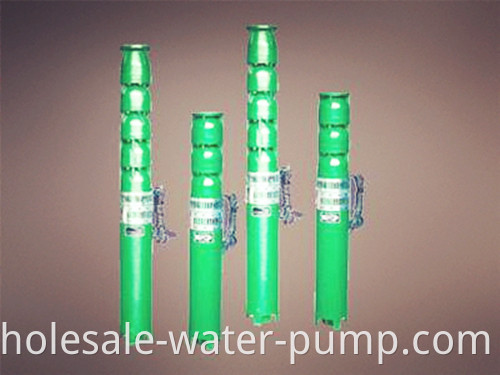 Blade wheel type single stage submersible pump